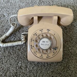 Vintage Bell System Western Electric Rotary Phone 80s Wisconsin *Untested*